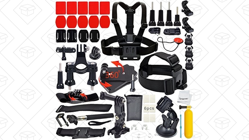 Erligpowht GoPro Accessory Kit, $14 with code 96Y4HEVK